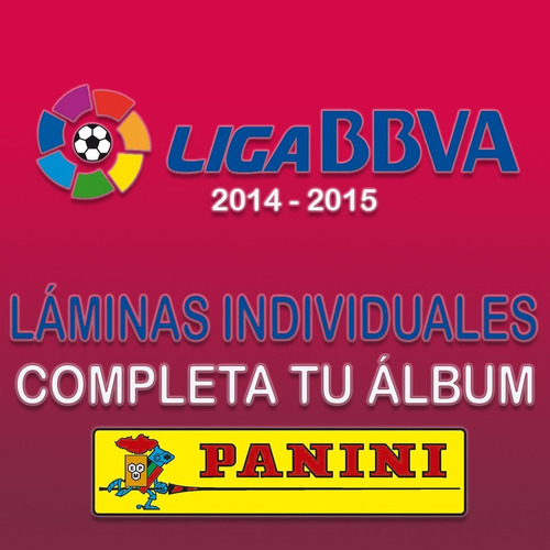 Laminas Sueltas Liga Española 2014 - 2015 ( Panini ) 