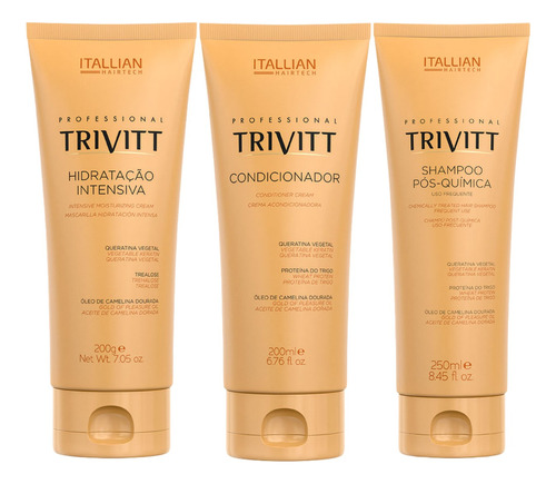 Trivitt Kit Home Care - Shampoo Condicionador E Hidratação