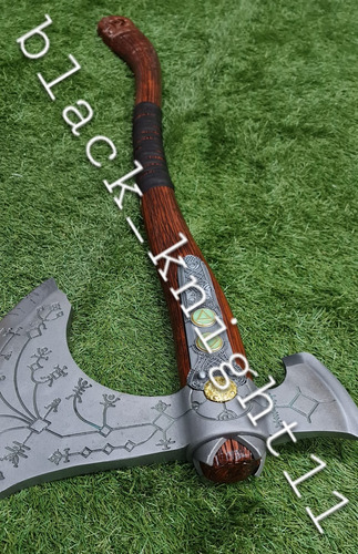 Hacha Leviatan De Kratos God Of War Acero Madera Lujo Espad