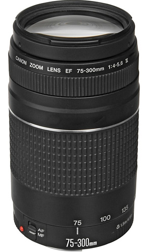 Lente Canon Teleobjetivo Ef Canon 75-300mm F/4-5.6 Iii Aps-c