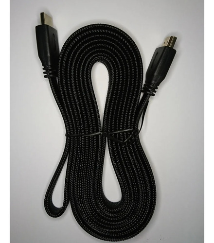 Imagem 3 de 4 de Cabo Hdmi Flat Alta Velocidade 1080p Full Hd - 3 Metros