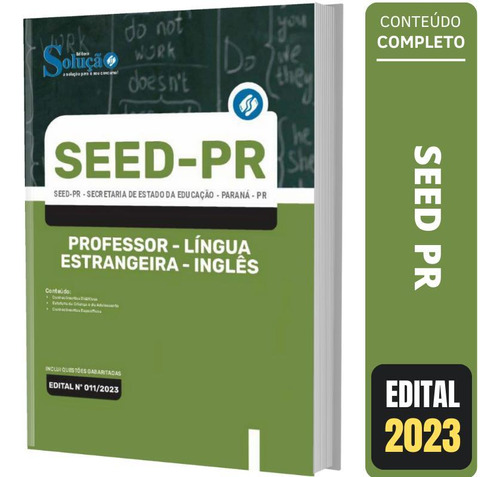 Apostila Seed Pr - Professor - Língua Estrangeira - Inglês
