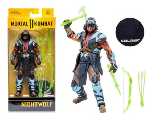 Figura Multiarticulada Mcfarlane Mortal Kombat Nightwolf