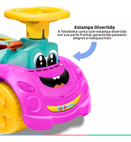 Triciclo Infantil Totokinha Andador Carrinho Didatico Motoca