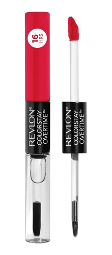 Labial Líquido Cs Overtime Lipcolor Tono Forever Scarlet