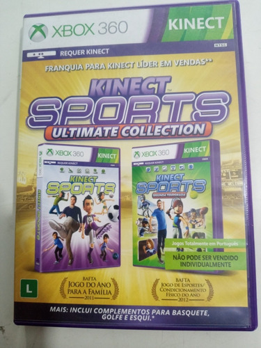 Kinect Sports Ultimate Collection Xbox 360 Mídia Física
