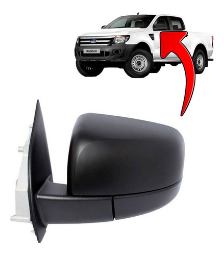 Espejo Izquierdo Elect Para Ford Ranger 2.5 3.5  2013 2022