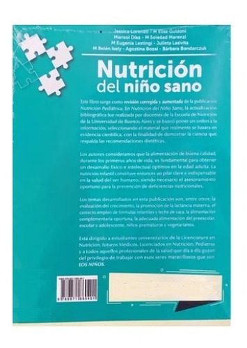 Lorenzo Nutrición Del Niño Sano Nuevo 2014 Mercpago Mercenv