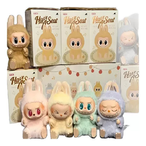 6 Unidades Labubu Exciting Macaron The Monsters - Colección