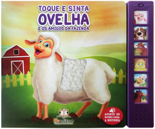 Livro sonoro com toque e sinta: Ovelha, de Blu a. Blu Editora Ltda em português, 2014