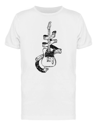 Guitarra Con Cinta, Manchada De Pintura Camiseta De Hombre