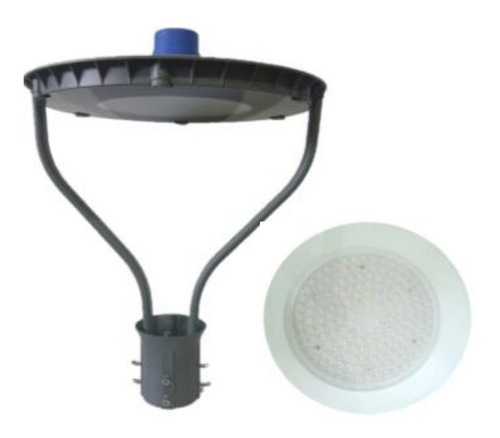 Farol De Jardin / Plaza 75w 6000k 265v Fotocelula  Far_003