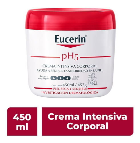 Crema Corporal Eucerin Intensiva Ph5 Piel Seca 450 ml