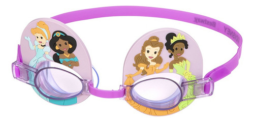 Goggles Infantiles Para Natacion 3 Años Princesas Disney Color Lila