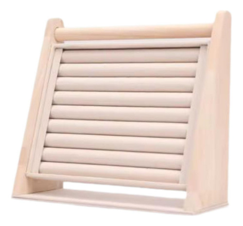 Fa Soporte De Almacenamiento De Joyería De Madera Vertical
