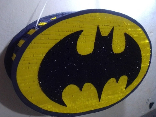 Piñata Infantil Super Heroes Logo Batman U Otras