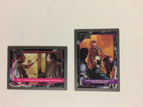 Tarjetas / Terminator 2 1991 / Trading Cards / Lote De 2