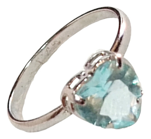 Anillo De Acero Con Piedra 