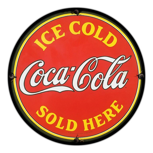 #689 - Cuadro Decorativo Vintage - Coca Cola Retro No Chapa