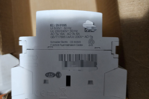 Contactor Monofasico 2p 16a 1na / 1nc Ref A9c22715 Certif