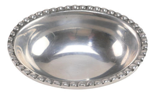 Set 3 Pz Charolas De Servicio Metalicas Pewter
