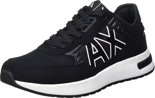 Tenis Armani Causales Comodes Modelo Xux089 Negro Bco