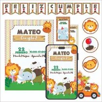 Comprar Kit Imprimible Animalitos De La Selva Jungla Safari