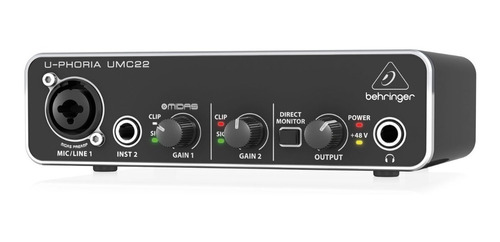 Behringer U-phoria Umc22 Interfaz De Audio Usb Grabación