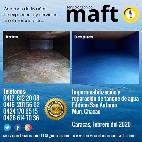 Imagen 7 de 12 de Impermeabilizacion Reparacion Mantenimiento Tanques De Agua