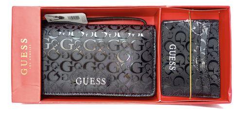 Set X 2 Guess: Cartera De Mano Wristlet Y Tarjetero