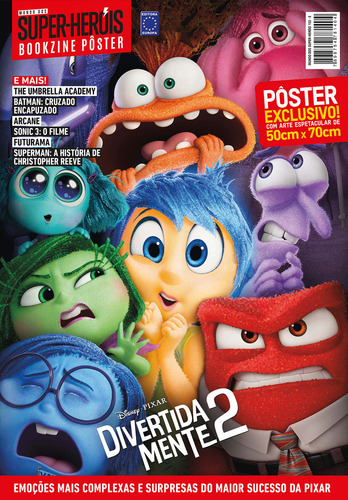 Superpôster Mundo Dos Super-heróis - Divertida Mente 2 - A, De Editora Europa. Editorial Europa, Capa Mole, Edição 2024-09-26 00:00:00 Em Português