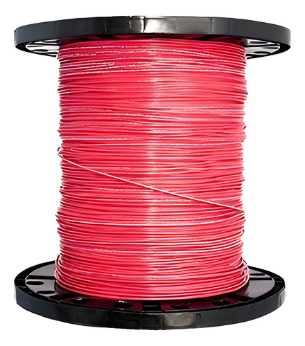Cable Unipolar 100m 4mm2 En Bobina Rojo