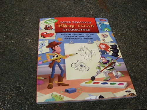 Disney Pixar Characters En Ingles  Libro