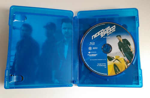 Need For Speed Blu-ray Aaron Paul Dominic Cooper (Usado)