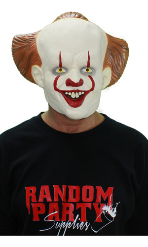 Mascara Payaso Asesino It 2 Pennywise Esohalloween Blanco Payaso