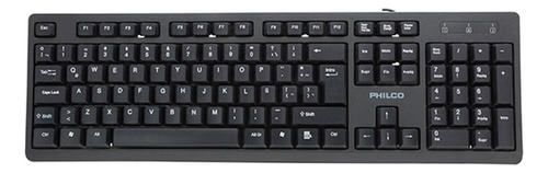 Teclado Alambrico Spk6234b Philco Negro / Tecnocenter