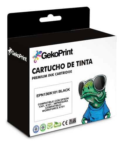 Cartucho Para Impresoras Geko Epn 73n/t20 Black