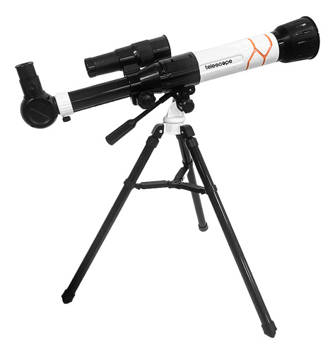 Telescopio De Juguete Simil Astronómico Con Trípode Color Bl