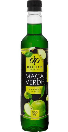 Xarope Dilute Para Drinks Soda Italiana Gin Maça Verde 500ml
