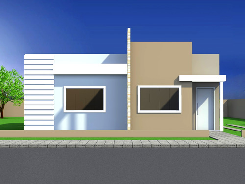 Projeto Arquitetônico Am 81m2 1suíte +2 Quartos Lote 12,5x14