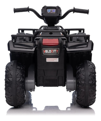 Cuatriciclo Infantil Eléctrico 12v Para Niños De 3 A 6 Años Negro