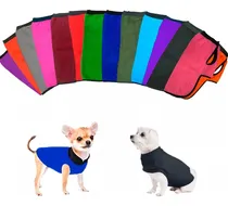 Comprar Set X2 Ponchos Capas Buzos Polar Para Mascotas Talles Varios