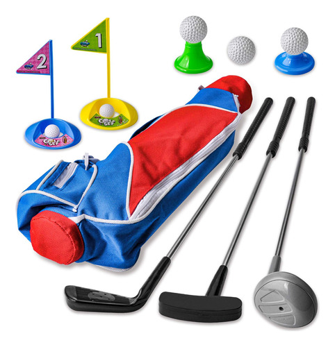 Zac-t Juego De Palos De Golf Para Ninos Pequenos, Juguetes D