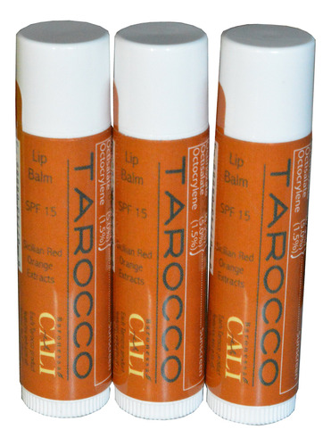 Cali Baronessa Tarocco Balsamo Labial Nutritivo Rojo Naranja