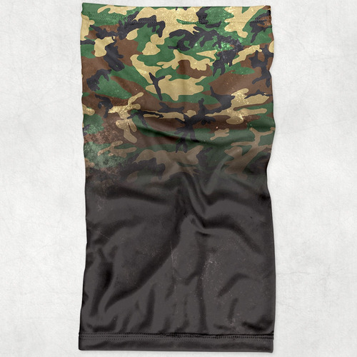 Máscara Bandana Camuflada Degradê Proteção Ciclismo Moto