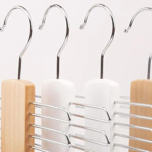 Organizador De Corbatas De Madera Con 20 Barras