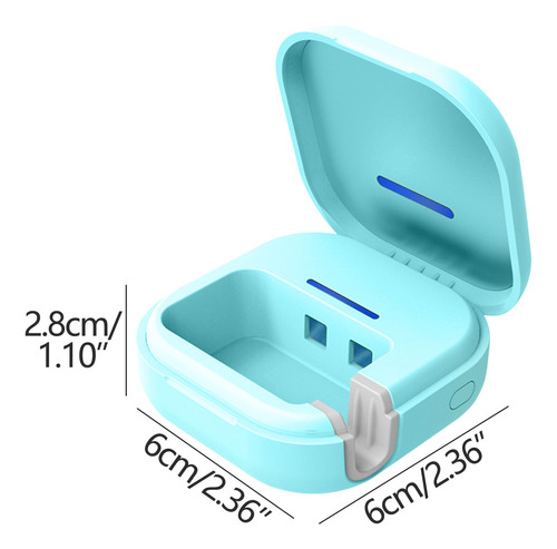 Caja Esterilizadora Portátil M Uvc Cepillo De Dientes Led