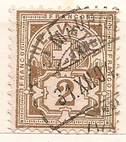 Suiza Antigua Catálogo Yvert Nº63 Año 1882 De Colección (Usado)