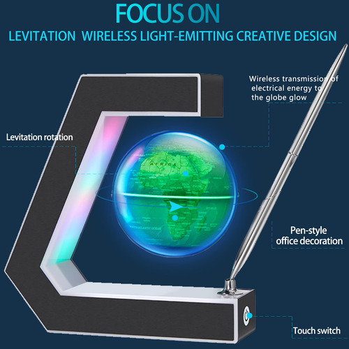 Lámparas Flotantes De Levitación Magnética Para Oficina Color De La Estructura Color De La Pantalla