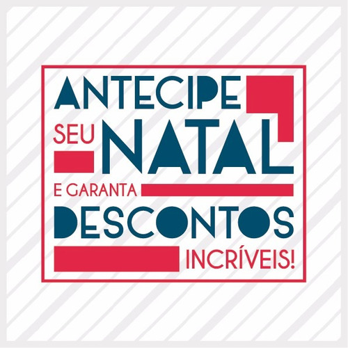 Adesivo Vitrine Natal Descontos + Aplicador Grátis